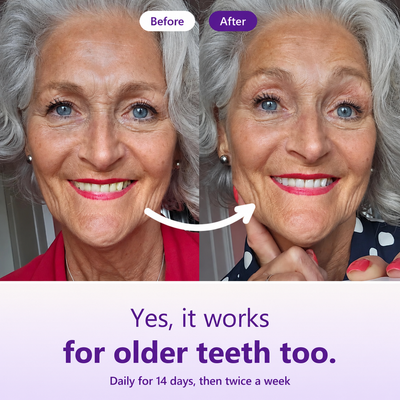 Movelina SmileAgain™ | Purple Teeth Whitening Powder