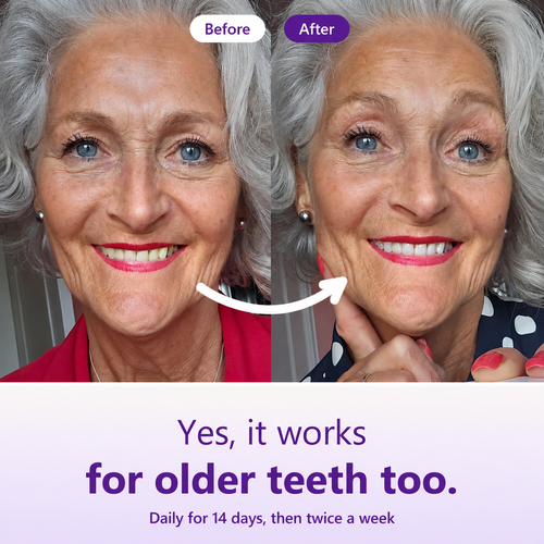 Movelina SmileAgain™ | Purple Teeth Whitening Powder
