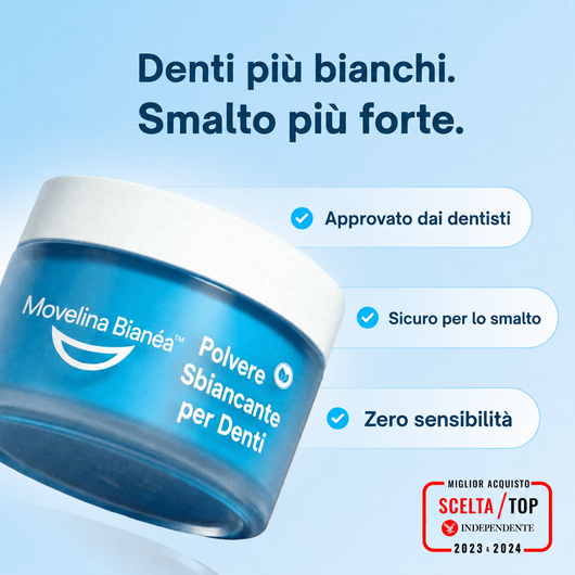 Movelina Bianéa™ – Polvere Sbiancante Denti