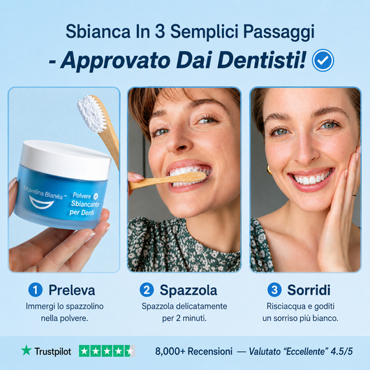 Movelina Bianéa™ – Polvere Sbiancante Denti